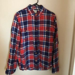 Used - Jcrew button down flannel - Size M